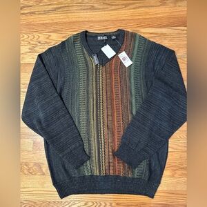 Vintage D'Avila Men’s Sweater Wool Blend Dad Grandpa Lightweight Sz 4XL NWT